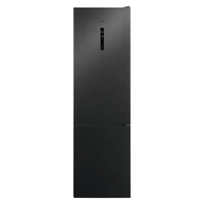 AEG RCB736D7MB frigorifero con congelatore Libera installazione 366 L D Nero, Acciaio inossidabile