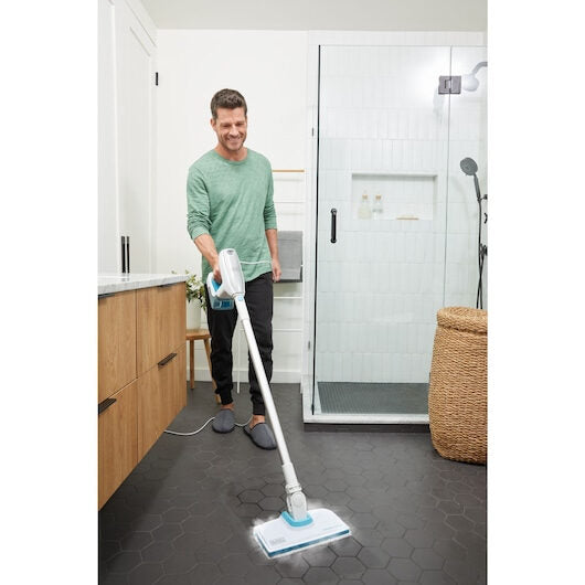 Black & Decker BHSM15FX08 Scopa A Vapore Multifunzione Con 6 Accessori
