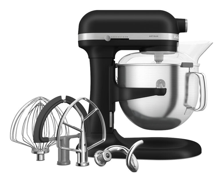 KitchenAid 5KSM70SHXEBM Impastatrice Planetaria Con Ciotola Sol­le­va­bi­le 6,6 L 375 W Nero