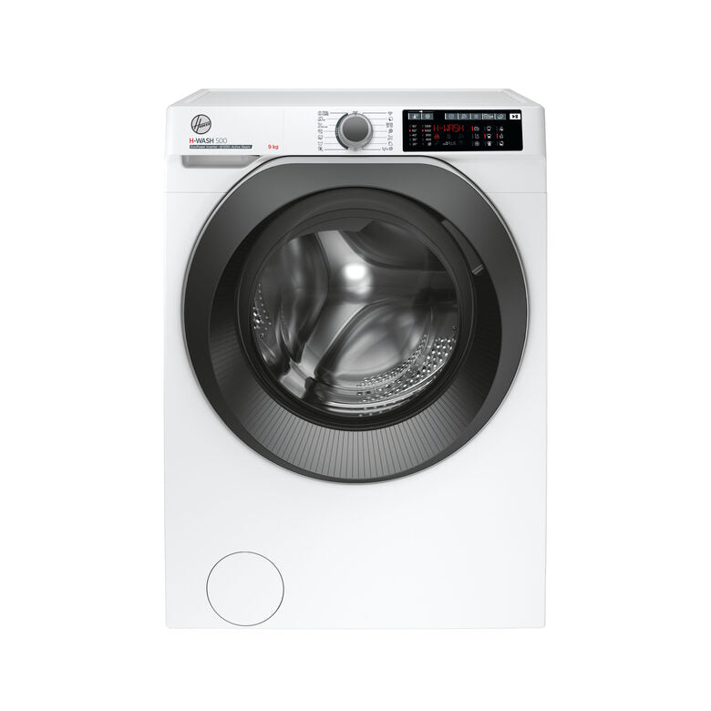 Hoover HW 29AMBS/1-S H-WASH 500 Lavatrice A Libera Installazione 9 Kg, 1200 Giri, Classe A, Motore Inverter, Bianco