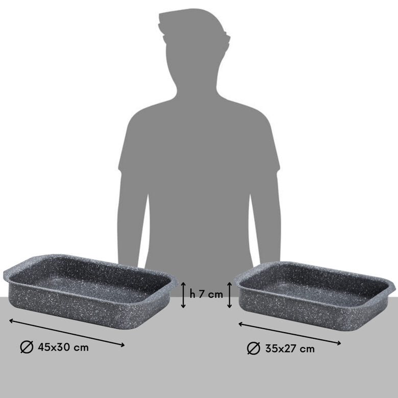 Aeternum AP000004 teglia da forno Rettangolare
