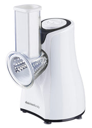 Melchioni 118420212 grattugia e spiralizzatore elettrici Grattugia elettrica Nero, Stainless steel, Bianco