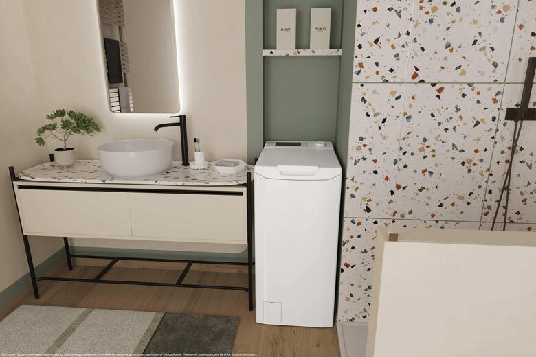 Candy TCA283D2-S ProWash 300 Lavatrice A Carica Dall'alto Libera Installazione 8 Kg, 1200 Giri, Motore Smart Inverter, Classe D, Bianco