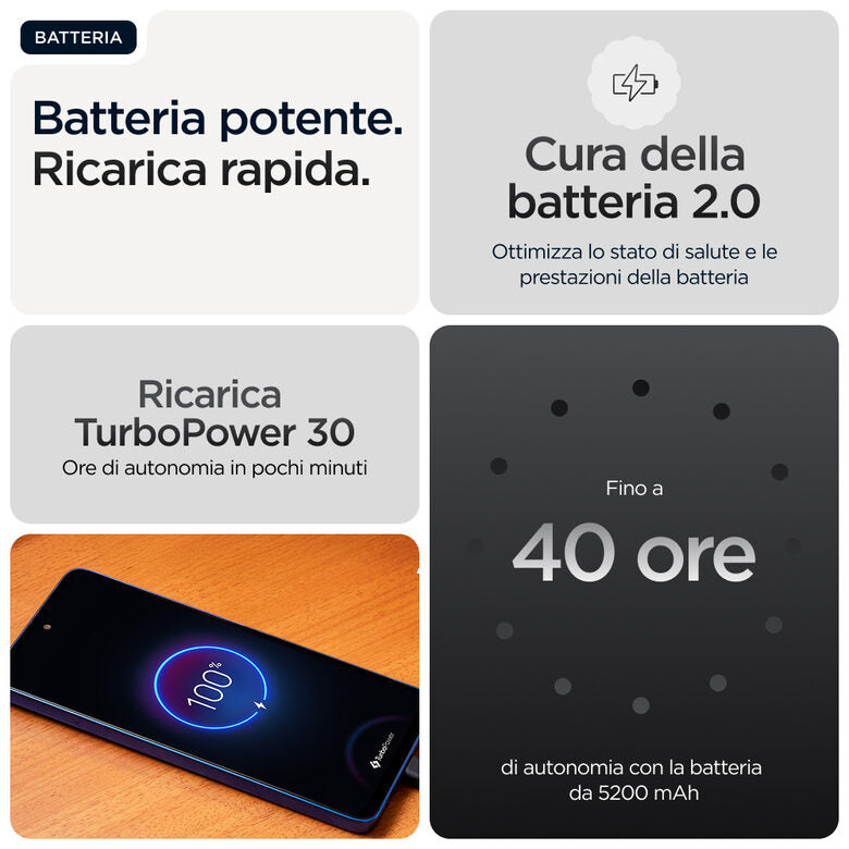 Motorola moto g56 5G 17,1 cm (6.72") Dual SIM ibrida Smartphone Android 15 USB tipo-C 8 GB 512 GB 5200 mAh Nero