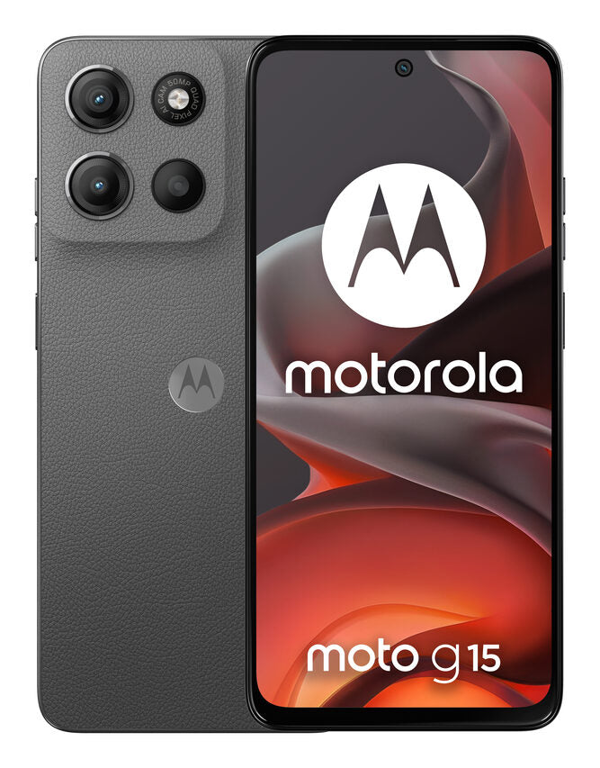 Motorola moto g15 17,1 cm (6.72") Doppia SIM Android 15 4G USB tipo-C 8 GB 256 GB 5200 mAh Grigio