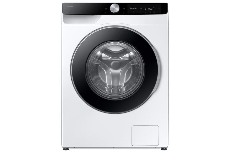 Samsung WW90DG6U85LKU3 Lavatrice A Libera Installazione 9 Kg, 1400 Giri, AI Control, AI Ecobubble™, AI Wash, Classe A-10%, Bianco