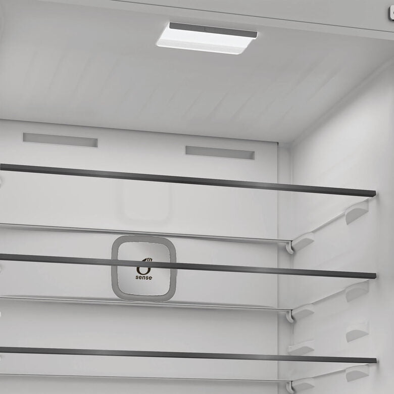 Whirlpool WHD2 6472 X4E Frigorifero Combinato A Libera Installazione, No Frost, Sensori 6° Senso, Classe E, Acciaio Inox
