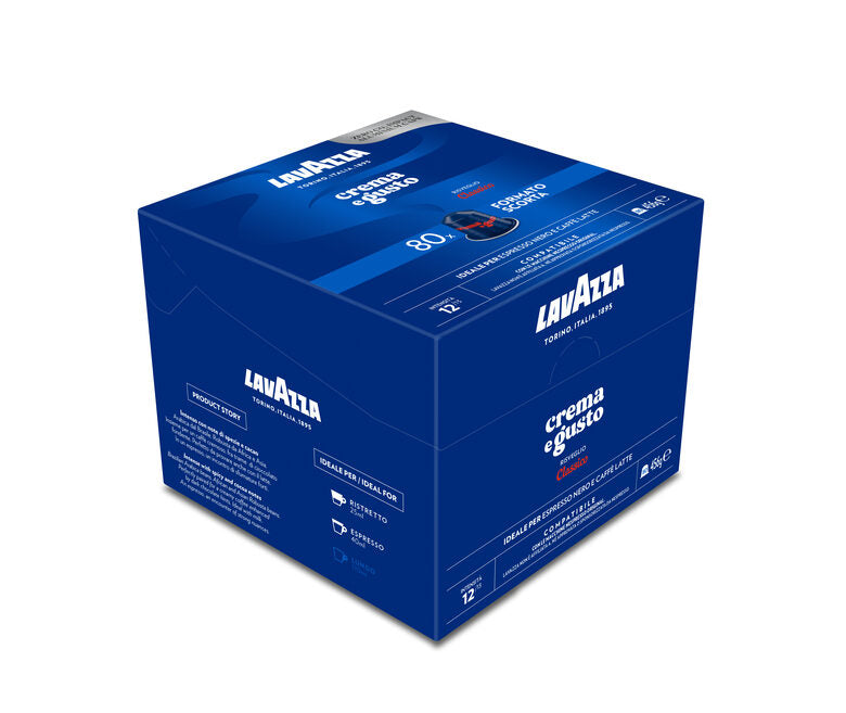Lavazza Capsule Compatibili Nespresso Crema e Gusto, 80 Capsule