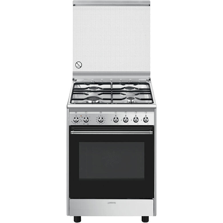 Smeg Concert CX61GM cucina Gas Acciaio inossidabile A