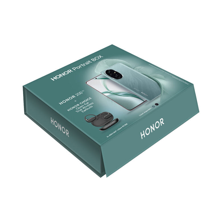 Honor 200 5G + Earbuds Choice 17 cm (6.7") Doppia SIM Android 14 USB tipo-C 12 GB 512 GB 5200 mAh Nero