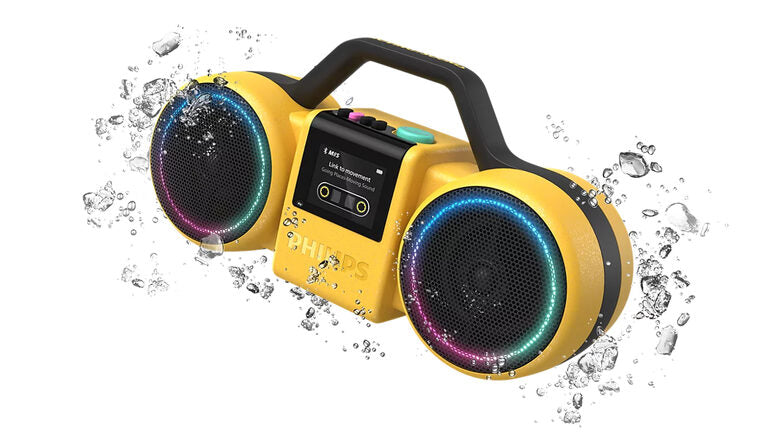 Philips The Roller Altoparlante portatile stereo Giallo 60 W