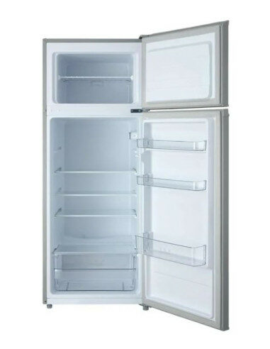 Comfeè RCT284DS2 Frigorifero Combinato A Libera Installazione, Total No Frost, Classe E, Grigio
