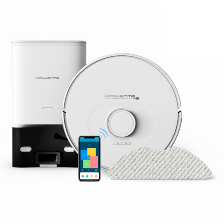 Rowenta X-Plorer RR8595WH aspirapolvere robot 0,26 L Senza sacchetto Bianco