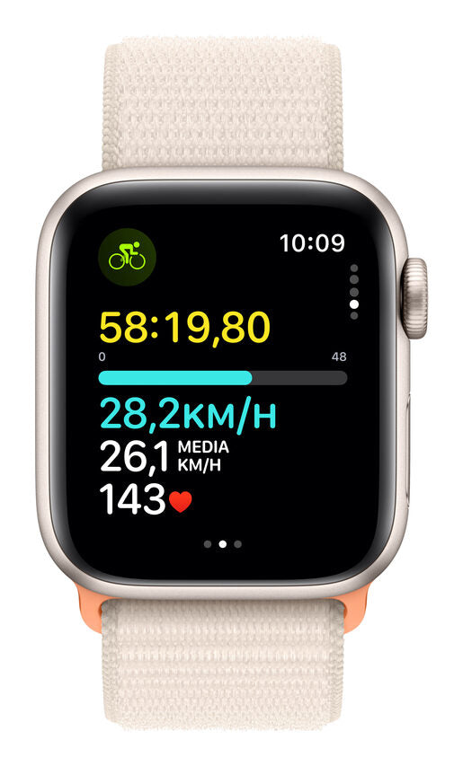 Apple Watch SE GPS Cassa 40mm in Alluminio Galassia con Cinturino Sport Loop Galassia