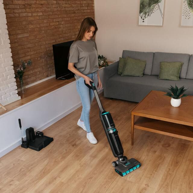 Cecotec FreeGo Wash&Vacuum Spray 5852 Lavasciuga Per Pavimenti Elettrico Senza Filo