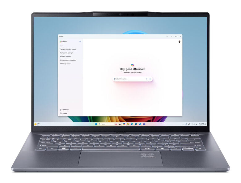 Acer Swift 14 AI SF14-11-X9TF Qualcomm Snapdragon Computer portatile 36,8 cm (14.5") WQXGA 16 GB LPDDR5x-SDRAM 1 TB SSD Wi-Fi 7 (802.11be) Windows 11 Home Argento