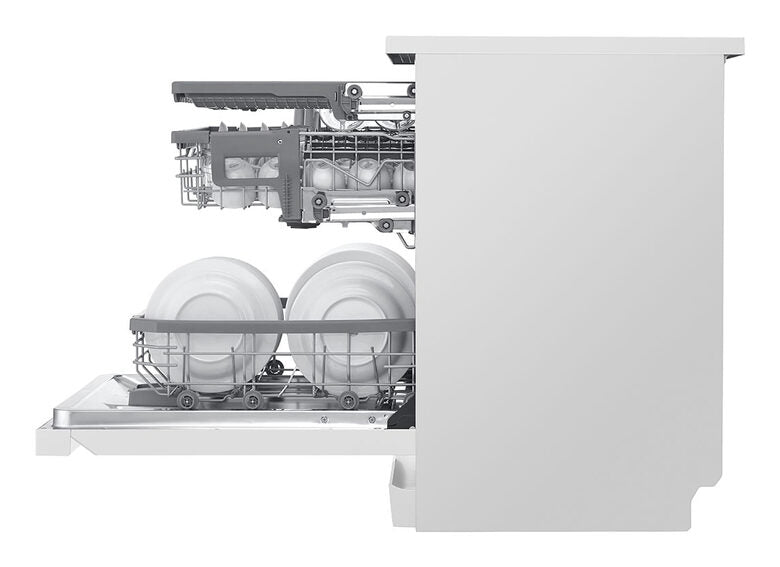 LG DF365FWS Lavastoviglie a libera installazione cm. 60 - 14 coperti - bianco