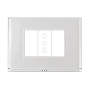 Beghelli Brain Classic Placca Cambiacolore 3 Moduli Compatibile