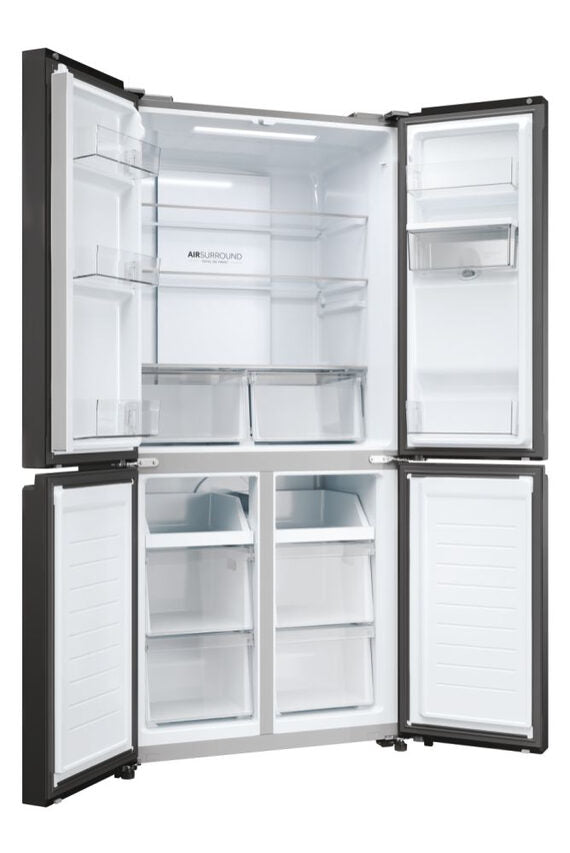 Haier Cube 83 Serie 3 HCR3818EWPT frigorifero side-by-side 463L Libera installazione E Antracite