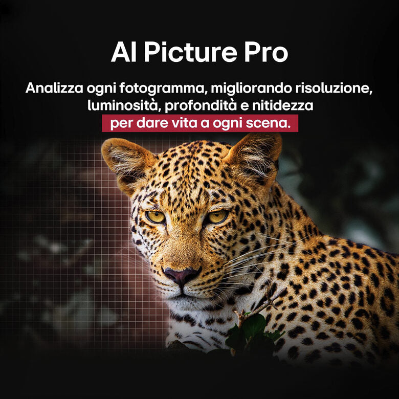 LG OLED evo AI OLED83C54LA TV Serie C5 83'' pollici 4K, α9 Gen8, Brightness Booster, 40W, 4 HDMI, VRR 144Hz, Smart TV WebOS 25