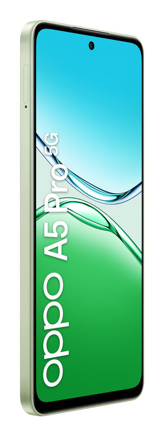 OPPO A5 Pro 5G Smartphone, Foto AI 50MP, Frontale 8MP, Display 6.67” 120HZ LCD HD+, 5800mAh, RAM 8(Esp4GB/6GB/8GB)+ROM 256GB (esp1TB), IP69, [Versione Italia], Olive Green
