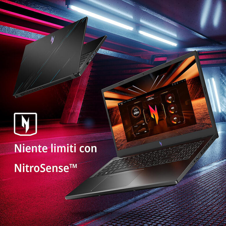 Acer Nitro V 15 ANV15-51-98RX Intel® Core™ i9 i9-13900H Computer portatile 39,6 cm (15.6") Full HD 16 GB DDR5-SDRAM 1,02 TB SSD NVIDIA GeForce RTX 4060 Wi-Fi 6 (802.11ax) Windows 11 Home Ner