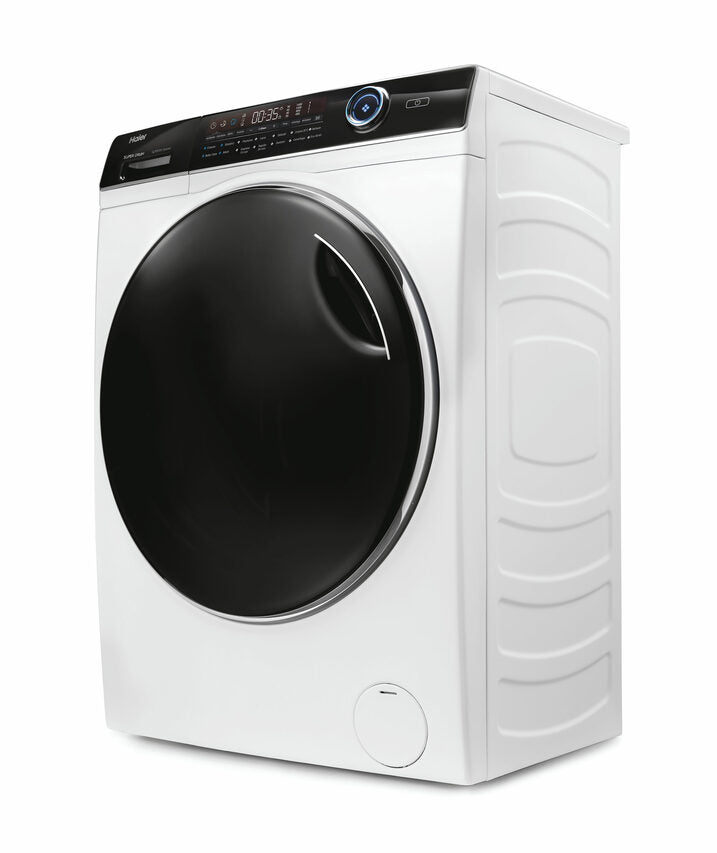 Haier HW150-BP14986EIT SuperDrum Serie 7 Lavatrice A Libera Installazione 15 Kg, 1400 Giri, Smart Dual Spray, AI Power Drive Inverter Motor, Classe A, Bianco