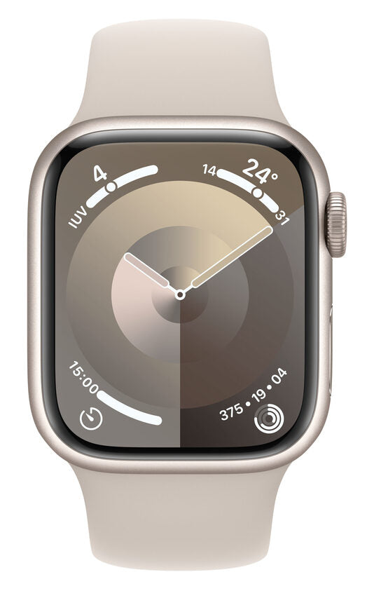 Apple Watch Series 9 GPS Cassa 41mm in Alluminio Galassia con Cinturino Sport Galassia - M/L