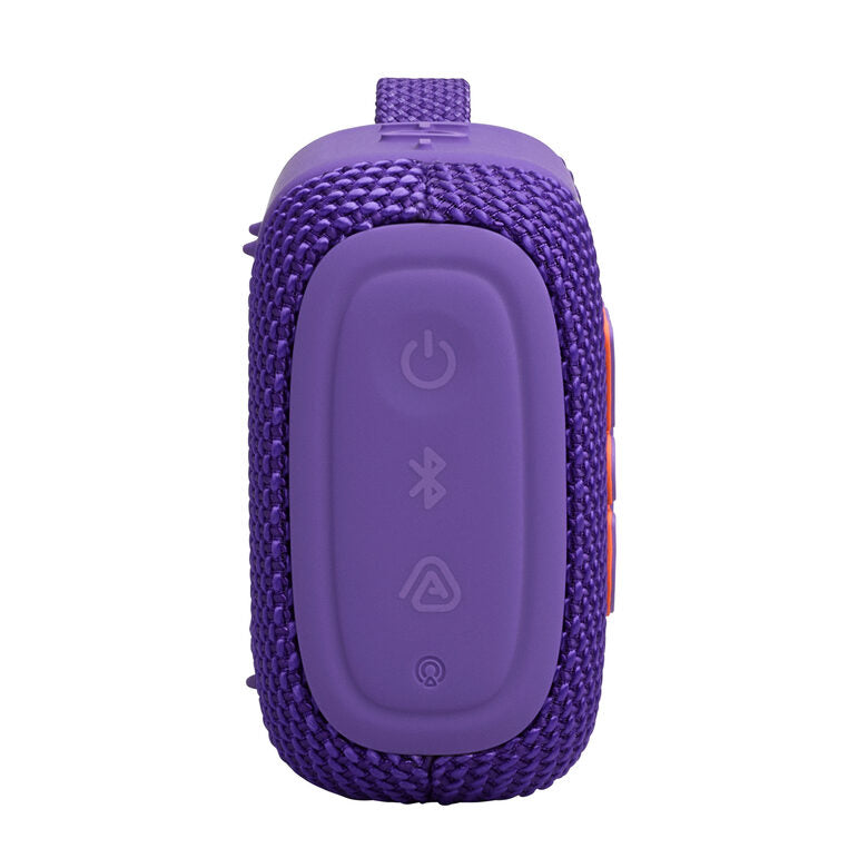 JBL GO 5 Speaker Bluetooth ultra‑portatile con potente Pro Sound e bassi incisivi, pairing AirTouch, design impermeabile, 10 ore di autonomia, Viola
