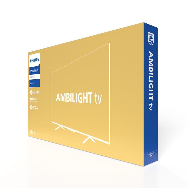 Philips Ambilight TV 8118 43" 4K Ultra HD Dolby Vision e Dolby Atmos Smart TV