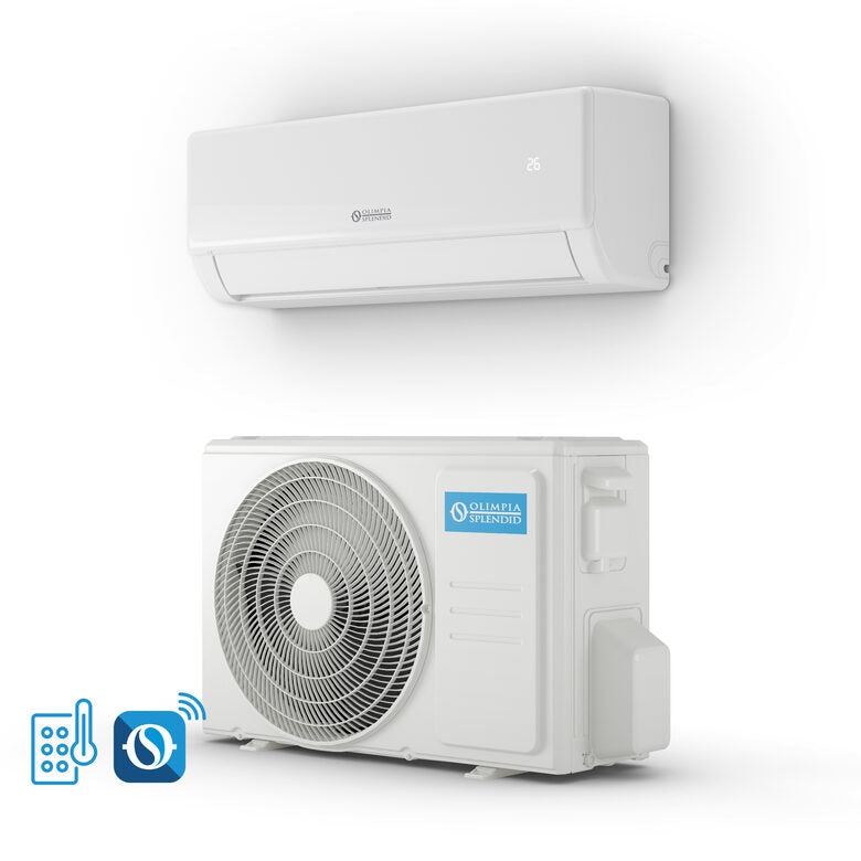 Olimpia Splendid OS-SAAQH18EI + OS-CAAQH18EI Climatizzatore split system Bianco24