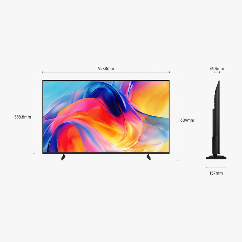 Samsung Mini LED AI TV 43" UE43M70HAUXZT 4K, Processore Mini LED 4K, 4K Upscaling, Color Booster, OTS Lite, Metal Stream Design, Vision AI Smart TV, 2026