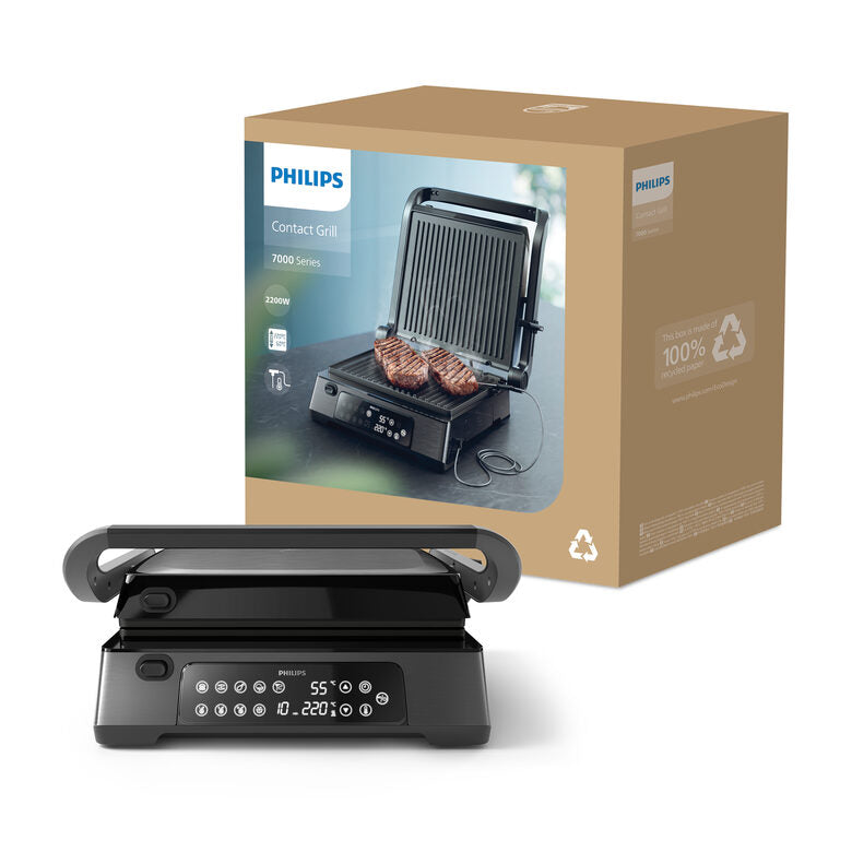 Philips 7000 series Bistecchiera Grill 2200 W