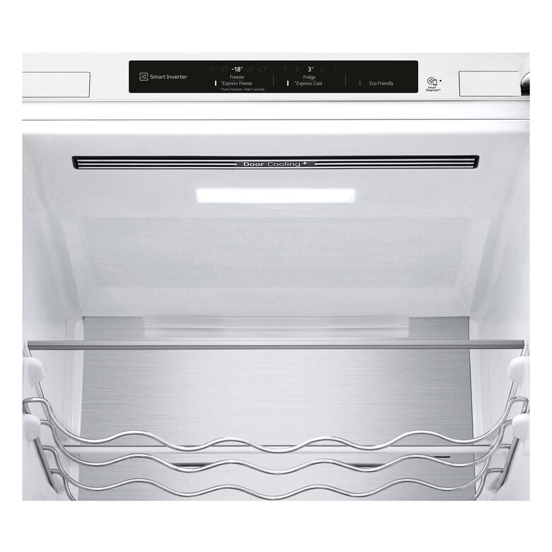 LG GBB72SWVGN Frigorifero combinato, Classe D, 384L, Wine Rack, No frost, Bianco
