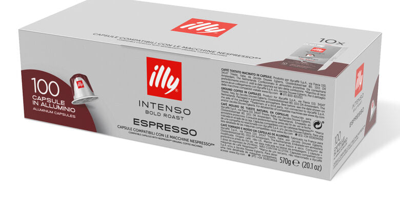 Illy Capsule Intenso Promopack 10 Confezioni Da 10 Capsule Per Sistema Nespresso
