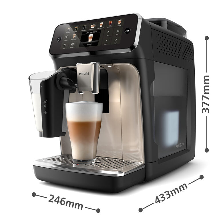 Philips 5500 series LatteGo EP5547/90 Macchina caffè automatica, 20 bevande, cappuccinatore, 1.8 L, macine in ceramica