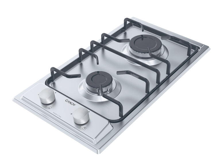 Candy Idea CHW23X Acciaio inox Da incasso 28.8 cm Gas 2 Fornello(i)
