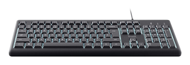 Trust Primo Beleuchtete tastiera Casa/ufficio USB QWERTY Italiano Nero