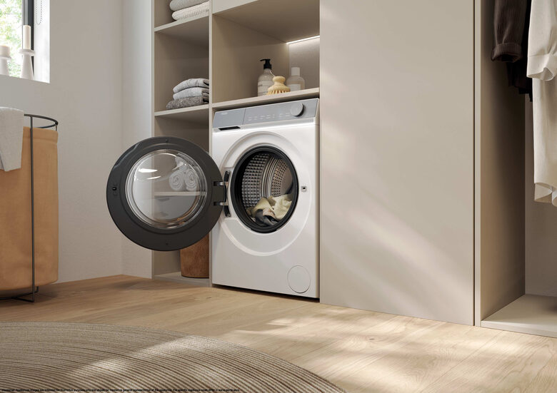 Haier HW100-B14367U1 X Serie 7 Lavatrice A Libera Installazione 10 Kg, 1400 Giri, Classe A, Bianco