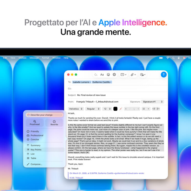 Apple MacBook Neo 13"A18 Pro chip 6‑core CPU 5‑core GPU 8GB 512GB SSD Touch ID - Indaco