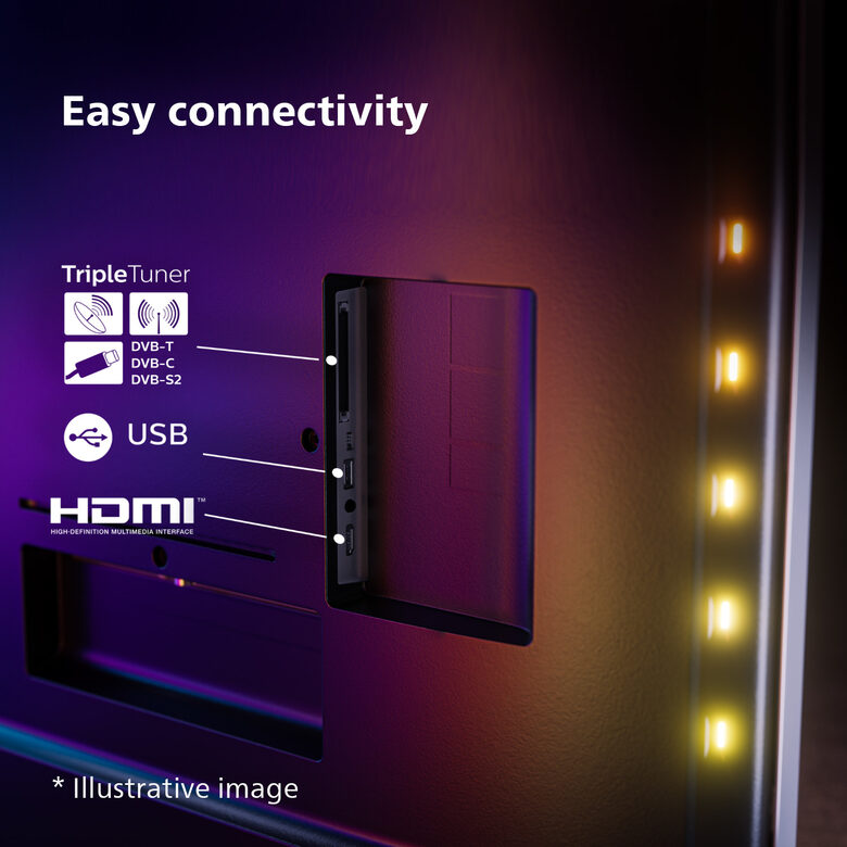 Philips Ambilight TV The Xtra 9008 55“ 4K UHD Dolby Vision e Dolby Atmos Google TV