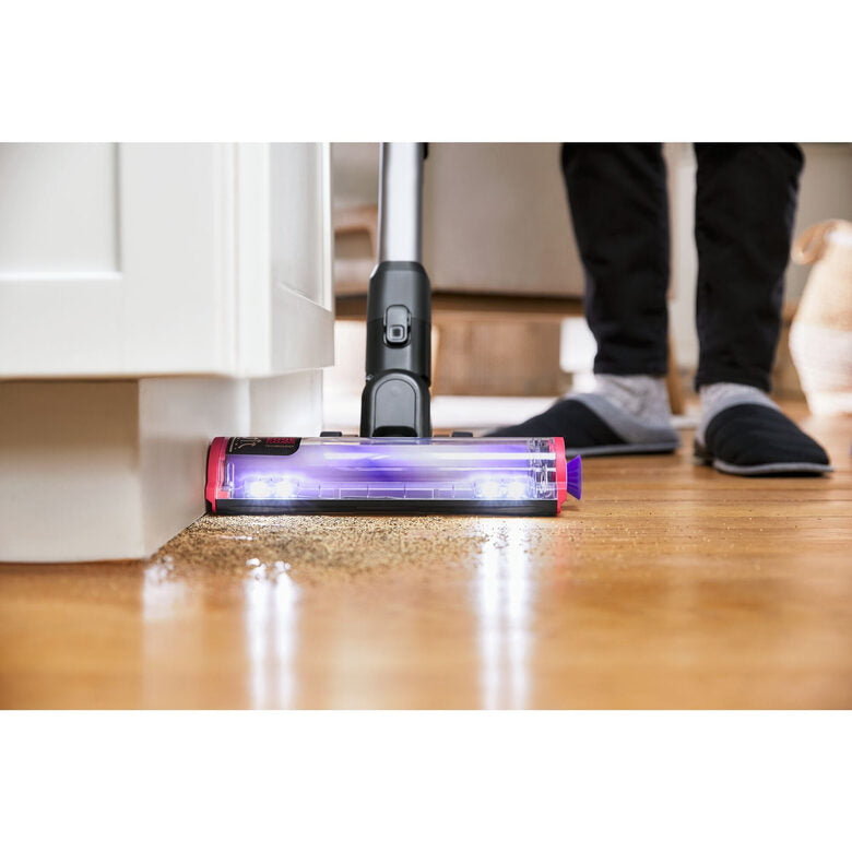 Black & Decker BHFEA640WG Aspirapolvere a bastone Batteria Secco Ciclonico Senza sacchetto 0,75 L Nero, Acciaio inox
