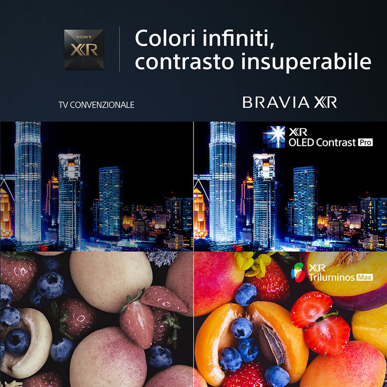 Sony BRAVIA XR XR-77A95L QD-OLED 4K HDR Google TV ECO PACK BRAVIA CORE Perfect for PlayStation5 Seamless Edge Design
