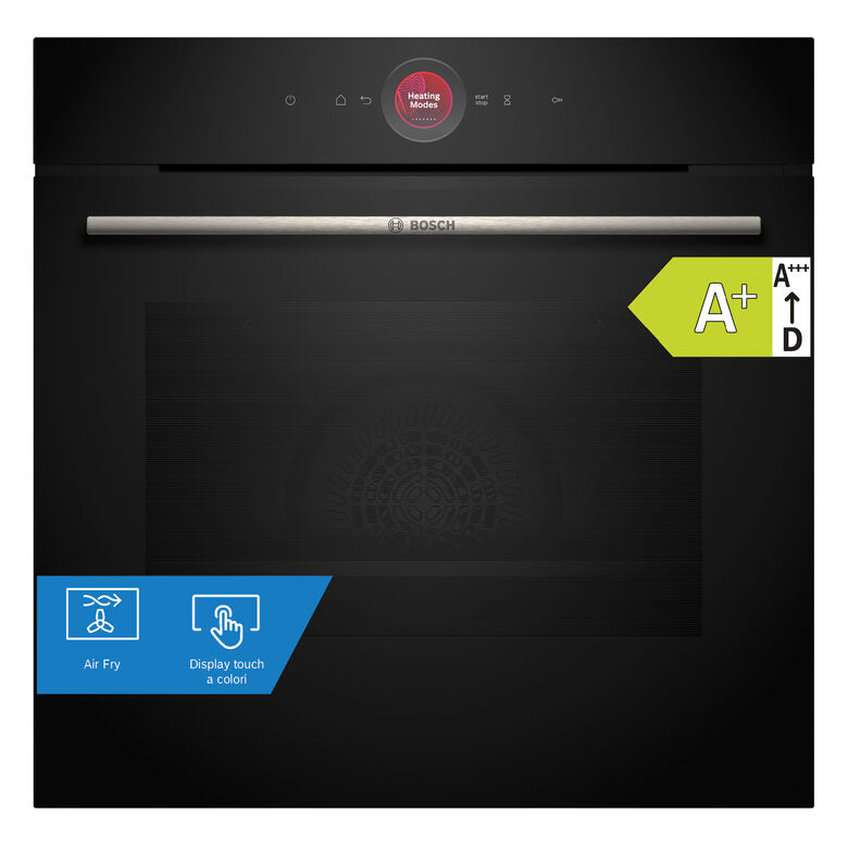 Bosch Serie 8 HBG7341B2 Forno multifunzione Air Fry Nero Classe A+