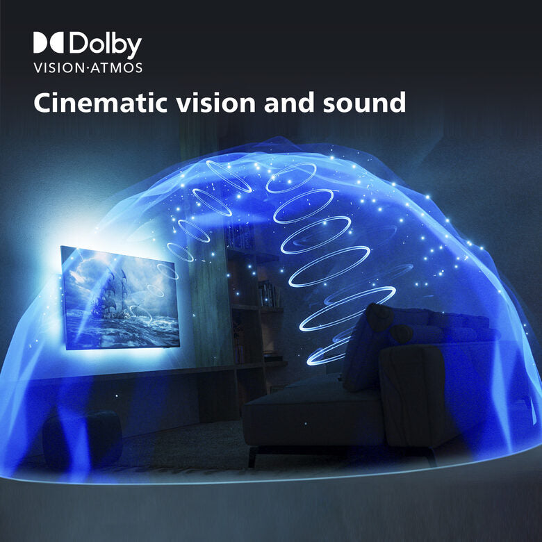Philips Ambilight TV The Xtra 9008 55“ 4K UHD Dolby Vision e Dolby Atmos Google TV