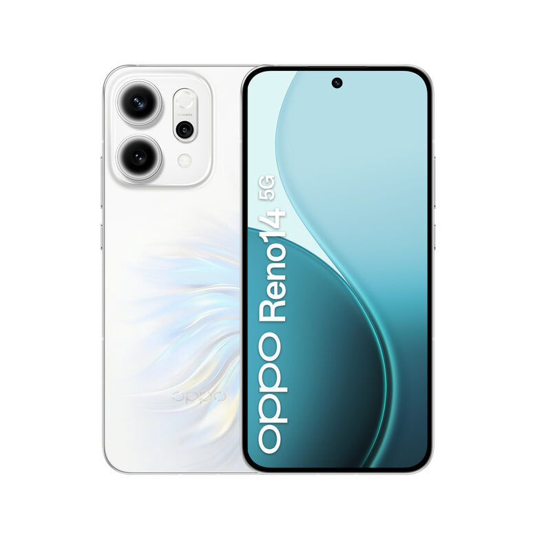 OPPO 14 5G Reno14 Smartphone 5G 16,7 cm (6.59") Doppia SIM Android 15 USB tipo-C 12 GB 512 GB 6000 mAh Bianco