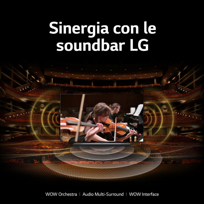 LG QNED 50'' Serie QNED82 50QNED826RE, TV 4K, 4 HDMI, SMART TV