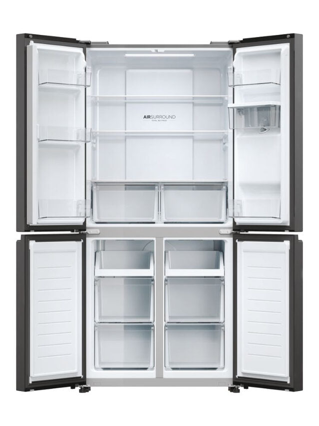 Haier Cube 83 Serie 3 HCR3818EWPT frigorifero side-by-side 463L Libera installazione E Antracite