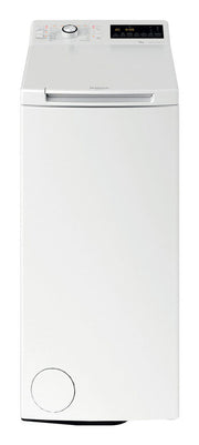 Hotpoint Ariston WMTG725BIT Lavatrice A Carica Dall'alto Libera Installazione 7 Kg, 1200 Giri, Antimacchia, Classe B, Bianco