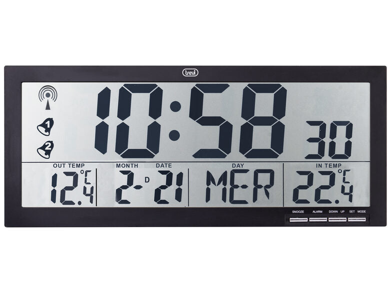 Trevi OM 3530 RC Orologio digitale Rettangolo Nero
